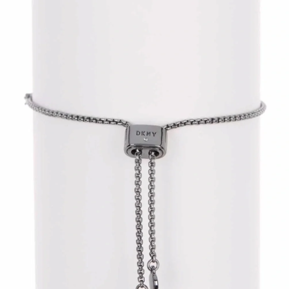 DKNY Baguette Stone Pave Accent Sliding Bracelet